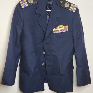Salute Uniforms Mens 38 R US Army Service Dress Coat  Blue Pre-owned (U609)